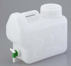 Can vuông phẳng có vòi 10L AS ONE 1-2169-01